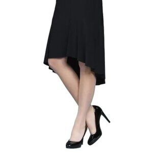 NWOT Mondi black high low skirt size 6